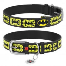 Load image into Gallery viewer, WAUDOG  DC Comic  Leather Collar and free Smart ID Tag 12mm/15mm