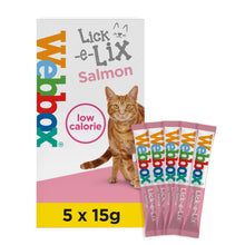 Load image into Gallery viewer, Webbox Lick-e-Lix Salmon Cat Treats