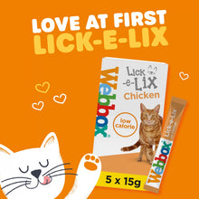 Load image into Gallery viewer, Webbox Lick-e-Lix Chicken Cat Treats