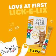 Load image into Gallery viewer, Webbox Lick-e-Lix Cheese & Taurine Cat Treats