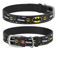 Load image into Gallery viewer, WAUDOG  DC Comic  Leather Collar and free Smart ID Tag 12mm/15mm