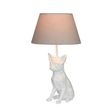 Load image into Gallery viewer, Happy House  Lamp Chihuahua Glossy White
