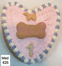Load image into Gallery viewer, Wendy's Frosted Heart Shape Cake for Dogs & Cats - Personalised