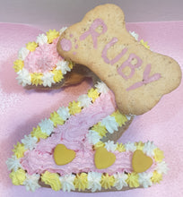 Load image into Gallery viewer, Wendy's Frosted Number 2 shape Cake for Dogs & Cats - Personalised