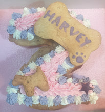 Load image into Gallery viewer, Wendy's Frosted Number 2 shape Cake for Dogs & Cats - Personalised