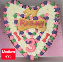 Load image into Gallery viewer, Wendy's Frosted Heart Shape Cake for Dogs & Cats - Personalised