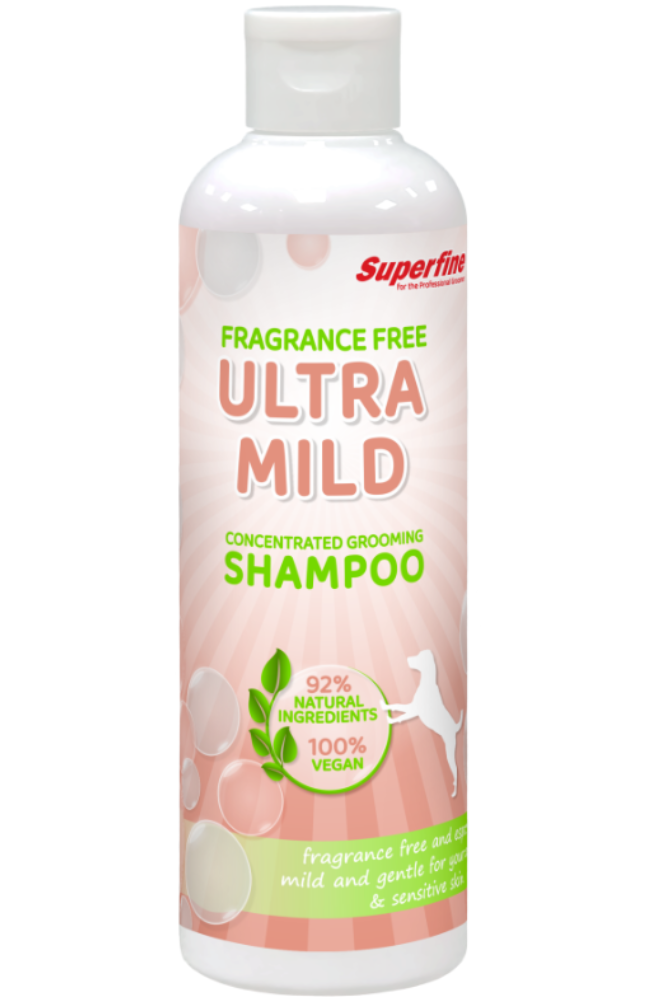 SUPERFINE FRAGRANCE FREE ULTRA MILD GROOMING SHAMPOO 250ml Petlove .mt
