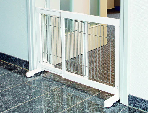 Adjustable Dog barrier, 65-108 x 61 cm, white