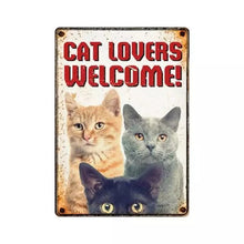 Load image into Gallery viewer, Retro Style, Decorative Metal Signs (Various Designs Available)
