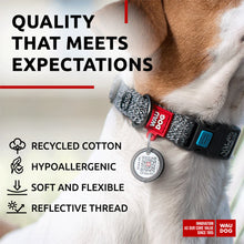 Load image into Gallery viewer, WAUDOG Eco-Friendly Re-Cotton Collar For Dogs
