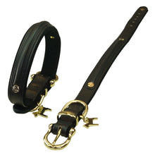 Load image into Gallery viewer, HAPPY HOUSE Collar Saddle Leather Luxury  Black