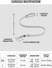 Load image into Gallery viewer, MORSO  Multifunction Leash Multicolour