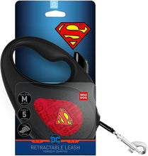 Load image into Gallery viewer, COLLAR  retractable WAUDOG leashes have the iconic images of popular superheroes - SUPERMAN