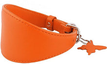 Load image into Gallery viewer, Leather Collar for sighthounds - Collar Glamour - various colours 15mm/20mm