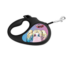 Load image into Gallery viewer, COLLAR  retractable WAUDOG leashes have the iconic images of popular superheroes -HARLEY QUINN