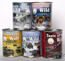 Load image into Gallery viewer, Taste of the Wild Wetlands Canine Recipe with Fowl in Gravy 390g