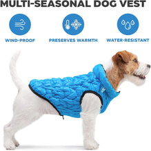 Load image into Gallery viewer, WAUDOG Flexible Cold Weather Dog Jacket Airy Vest Uni