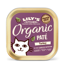 Load image into Gallery viewer, Lily’s Kitchen Organic Turkey Pate for Cats (85g)