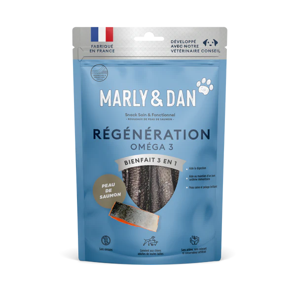 MARLY & DAN Salmon Skin Regeneration Omega 3 for Dog