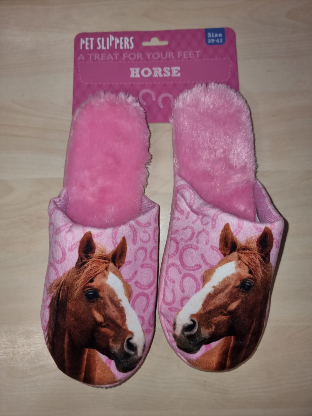 Plenty Gifts Bed Slippers Horse
