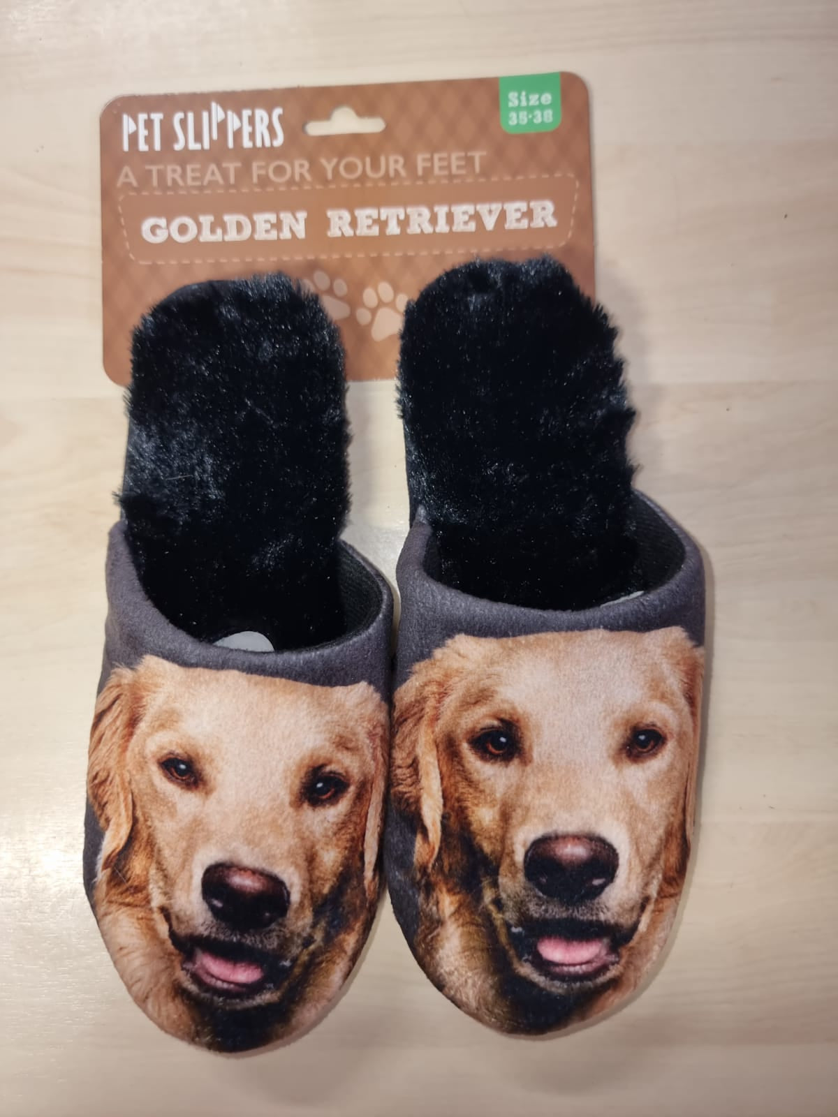 Golden hot sale retriever slippers