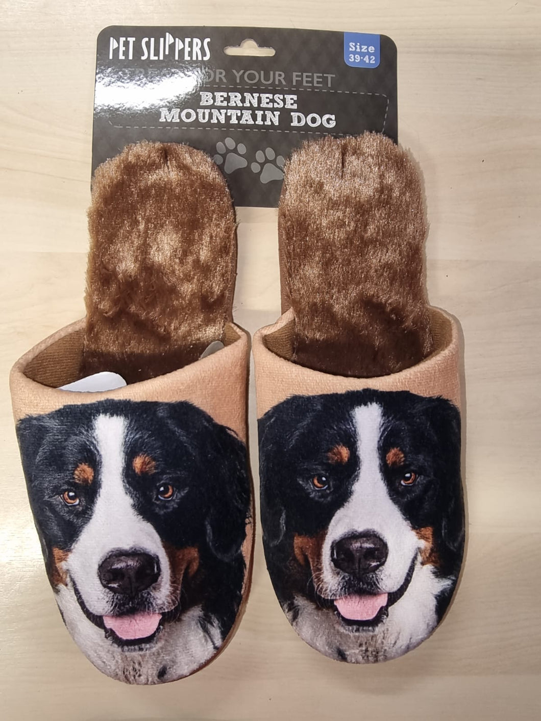 Plenty Gifts Bed Slippers Bernese Mountain Dog
