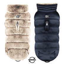 Load image into Gallery viewer, MILK & PEPPER Coat VADIM Cream-Blue reversible water-repellent jacket