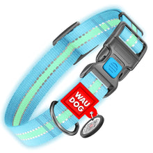 Load image into Gallery viewer, WAUDOG Nylon Reflective Dog Collar plus lead