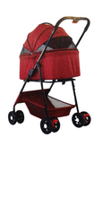 Load image into Gallery viewer, Betty's Pawdrobe Pet Stroller 4-Wheeler