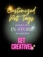 Load image into Gallery viewer, Hi-Line Range Tags with personalised engraving