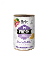Load image into Gallery viewer, Brit Fresh Veal with Millet 6 pack of 400g