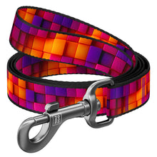 Load image into Gallery viewer, WAUDOG Nylon dog leash and collars  "3D Cubes" design