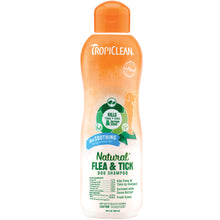 Load image into Gallery viewer, TROPICLEAN FLEA & TICK SOOTHING SHAMPOO FOR DOGS