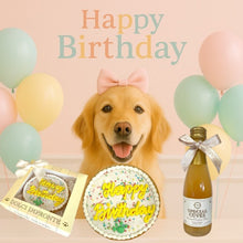 Load image into Gallery viewer, Dolci Impronte - Birthday Bone FUCHSIA - 85g – Handmade Shortcrust Biscuit