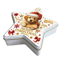 Load image into Gallery viewer, Dolci Impronte - Shortcrust Comet Handmade Biscuits - Star Tin Box - 180g