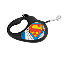 Load image into Gallery viewer, COLLAR  retractable WAUDOG leashes have the iconic images of popular superheroes - SUPERMAN IS HERO