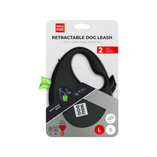 Load image into Gallery viewer, WAUDOG R-LEASH RETRACTABLE DOG LEASH WITH WASTE BAG CONTAINER, REFLECTIVE TAPE