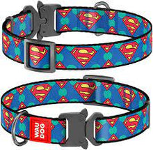 Load image into Gallery viewer, WAUDOG DC  Adjustable Dog metal  buckle Collars 15mm/20mm/25mm