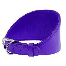 Load image into Gallery viewer, Leather Collar for sighthounds - Collar Glamour - various colours 15mm/20mm