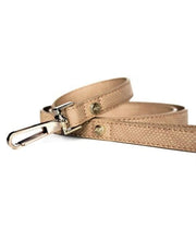 Load image into Gallery viewer, SALE MILK & PEPPER Dog leash NAJA black crocodile look