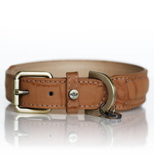 Load image into Gallery viewer, SALE MILK AND PEPPER COLLAR AND LEAD HOGAN CAMEL/BLACK/BROWN