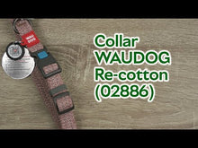 Load and play video in Gallery viewer, WAUDOG Eco-Friendly Re-Cotton Collar For Dogs