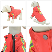Load image into Gallery viewer, RED Dog Raincoat