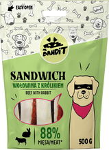 Load image into Gallery viewer, Mr. Bandit SANDWICH beef and rabbit 500g