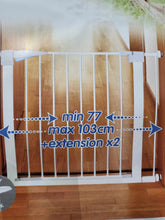 Load image into Gallery viewer, Pawise Safety gate 76x77-103cm