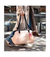Load image into Gallery viewer, Milk and Pepper Catalina Carrier Straw Navy