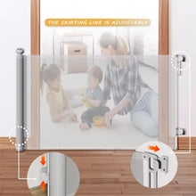 Load image into Gallery viewer, Multi use Retractble Safety gate white