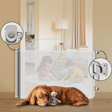 Load image into Gallery viewer, Multi use Retractble Safety gate white