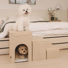 Load image into Gallery viewer, Puppia Steps Cuddle Climb Storage Stairs