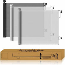 Load image into Gallery viewer, Multi use Retractble Safety gate white